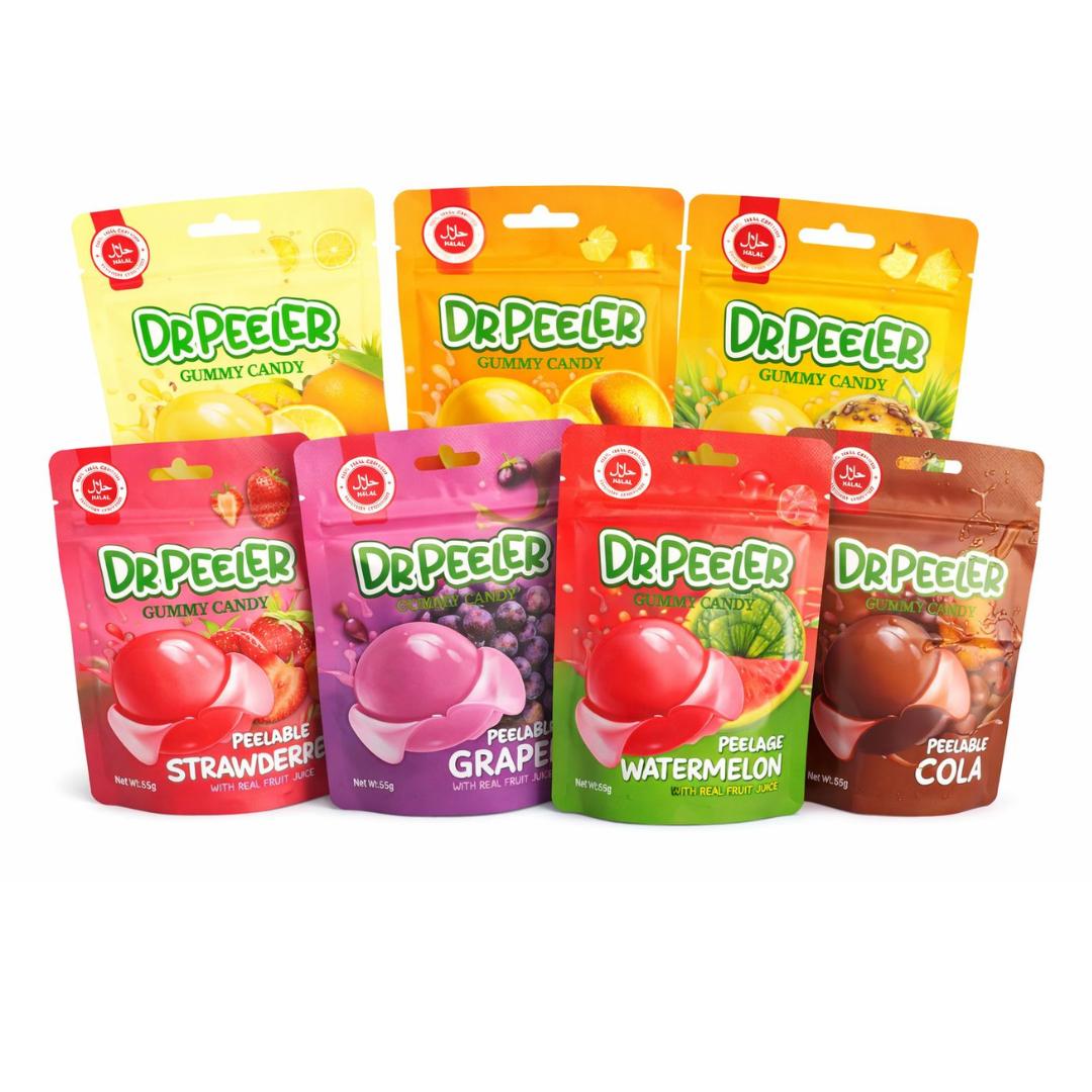 Dr Peeler Halal Peelable Gummy Candy – 6 Pack Exclusive Bundle