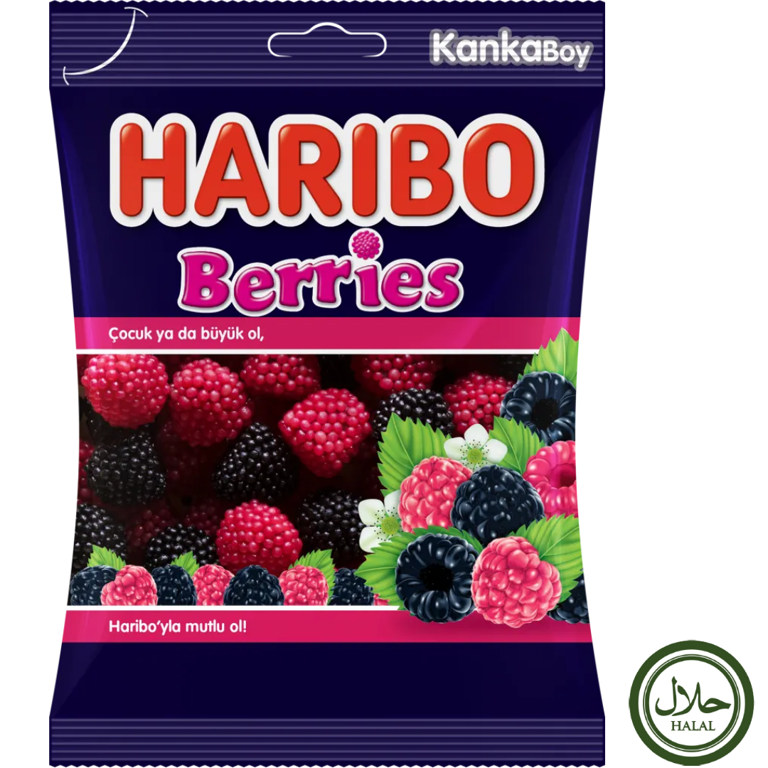 Haribo Halal Berries 80g