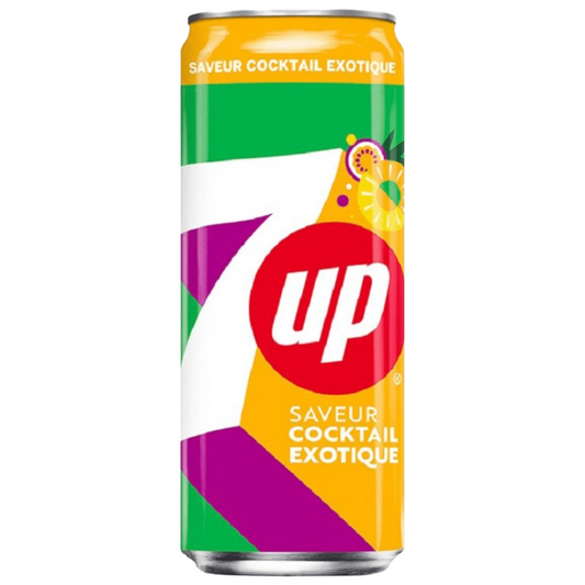 7UP Exotique Cocktail Slim Can 330ml