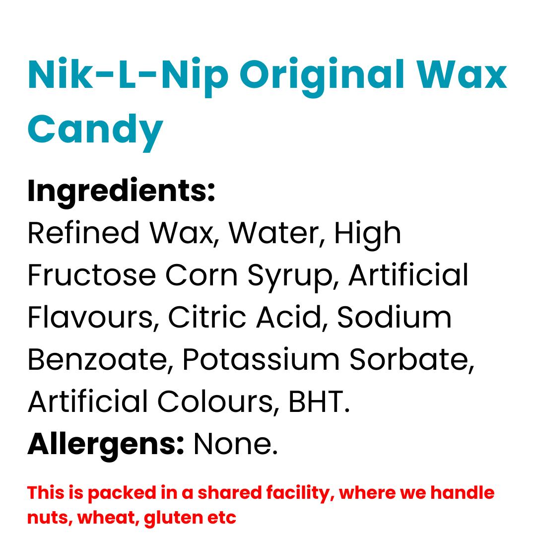 Nik-L-Nip Original Wax Candy | CHOOSE YOUR SIZE - Delicious Juicy Snack