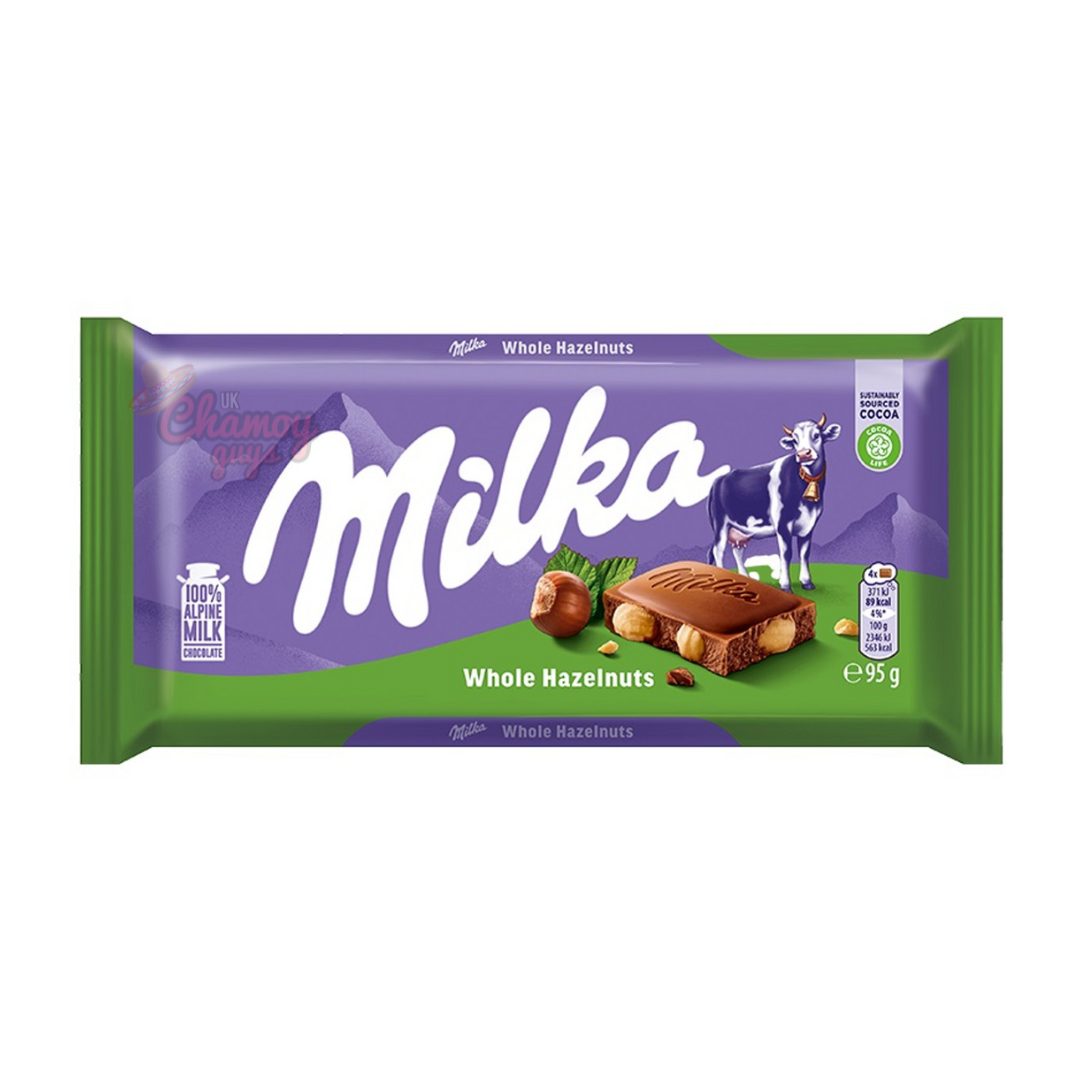 Milka Whole Hazelnuts Chocolate