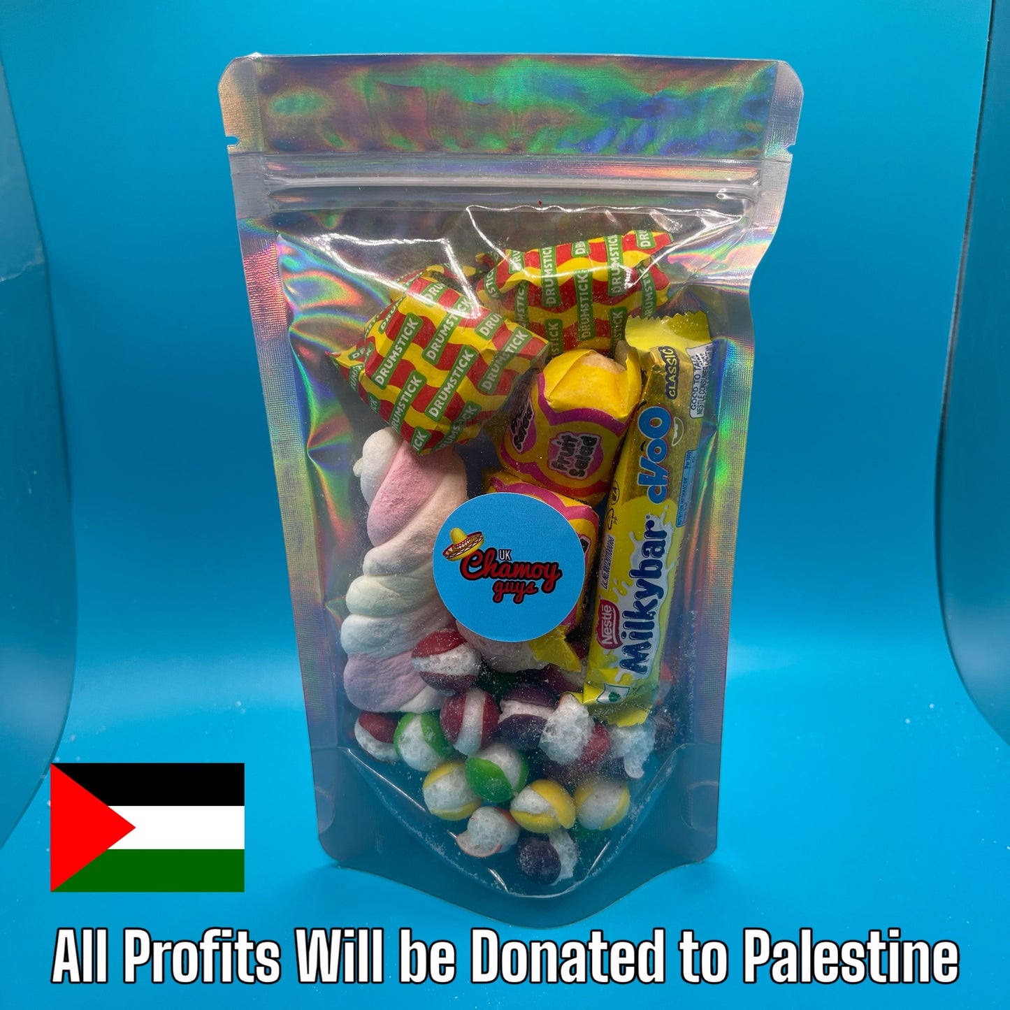 Medium Freezy Bag Halal, Chamoy Peach Rings or Pick N Mix (All Profits Will Be Donated to Palestine! 🇵🇸)