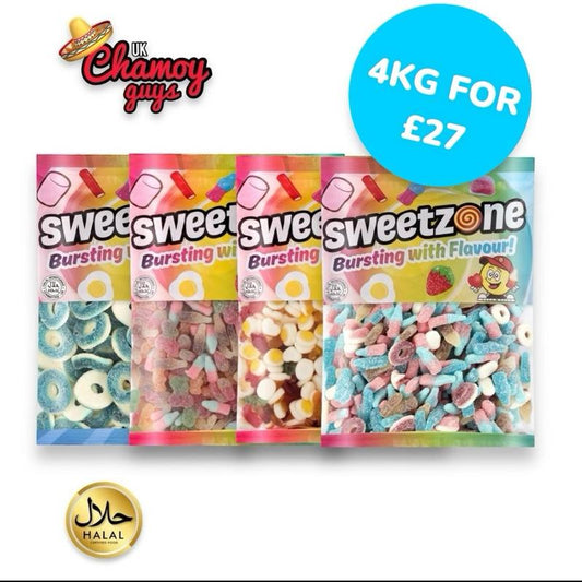 4KG for £20 Halal Sweets (4x1KG)