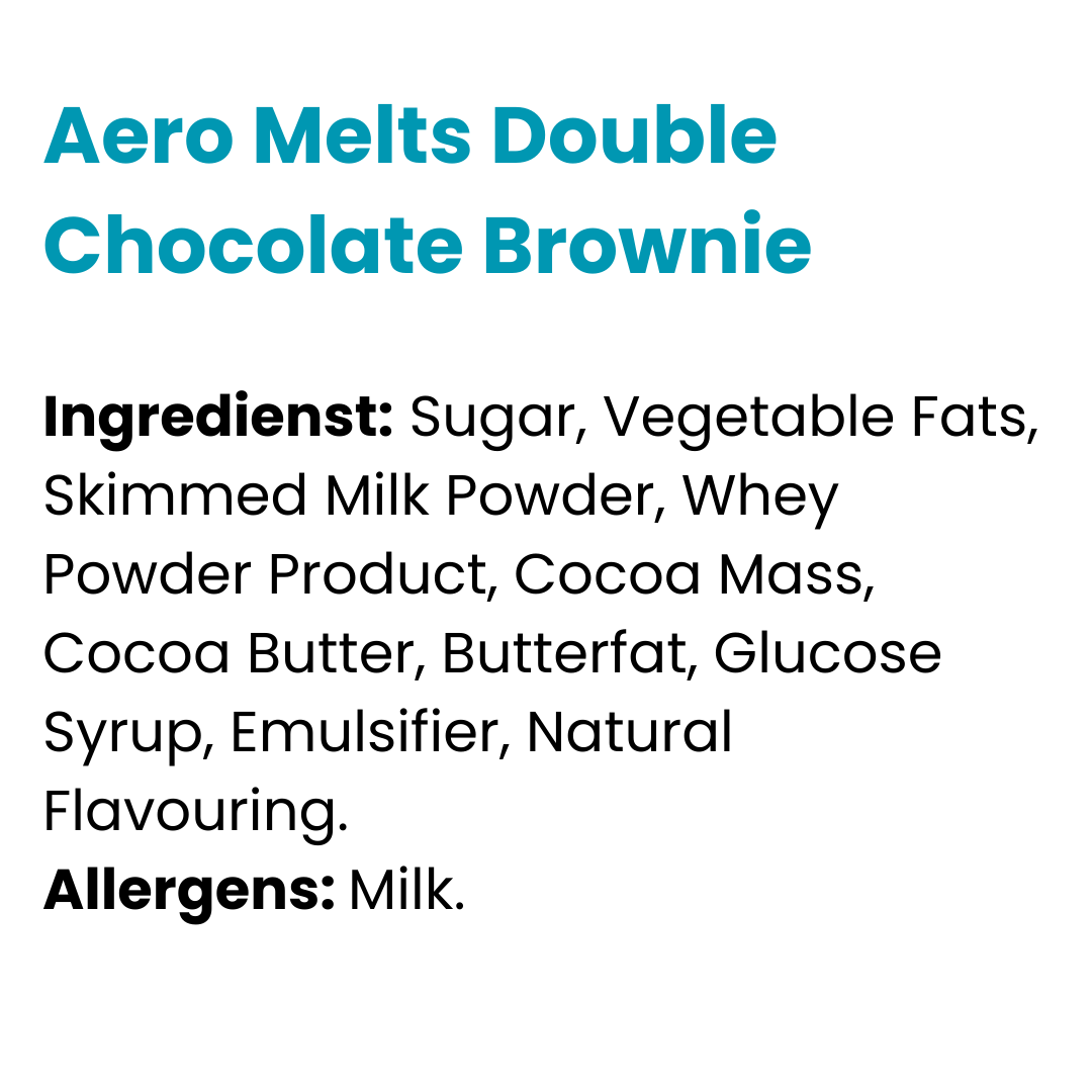 Aero Melts Double Chocolate Brownie