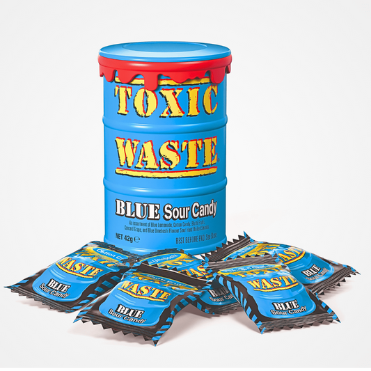 Toxic Waste Original Sour Candy Drum – 42g (Blue Drum)