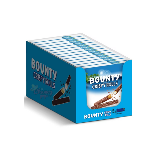 Bounty Milk Chocolate & Coconut Crispy Rolls 5 Pack 117g