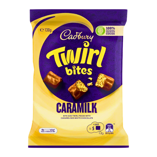 Cadbury Twirl Bites – Australian Milk Chocolate Treats (130g)