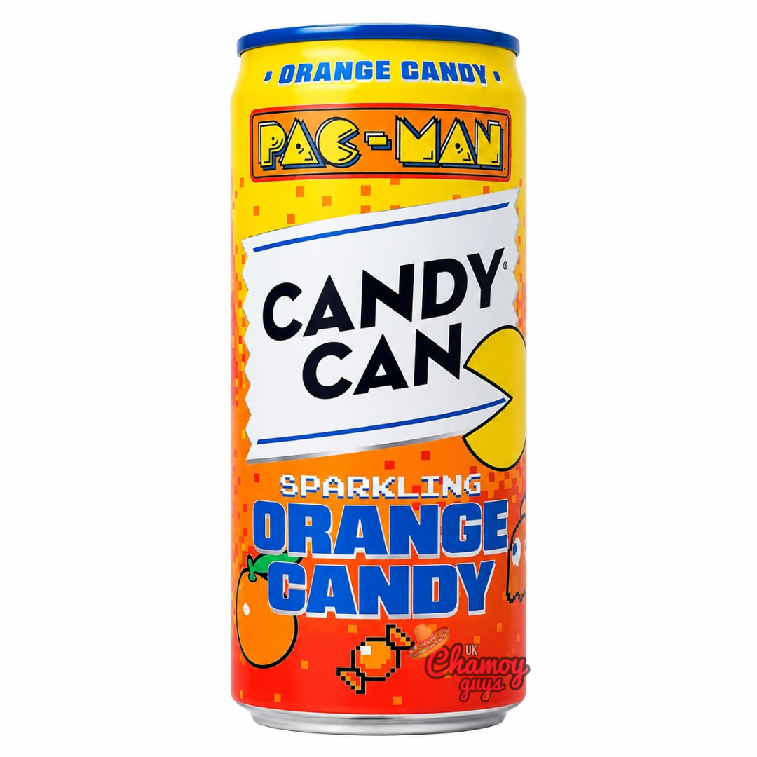 Candy Can Pac-Man Sparkling Orange Candy Drink 330ml