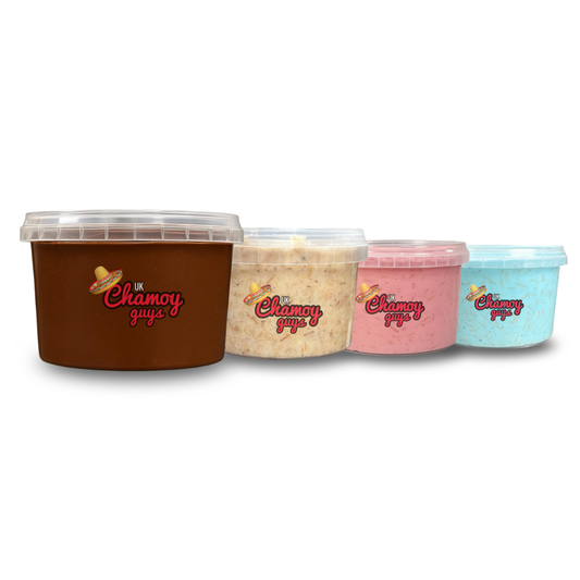 Chamoy Guys Milk Chocolate, Oreo, Bubblegum & Cotton Candy Kunafa Spread Small Bundle