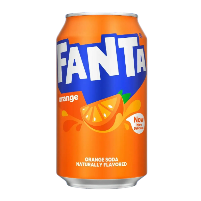 Fanta Orange Soda – USA Edition (355ml Can)