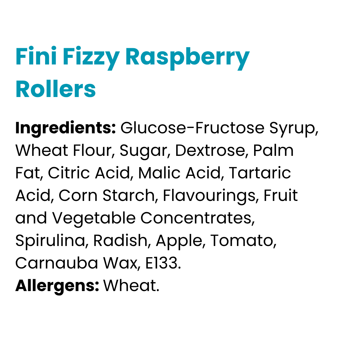 Fini Fizzy Raspberry Rollers