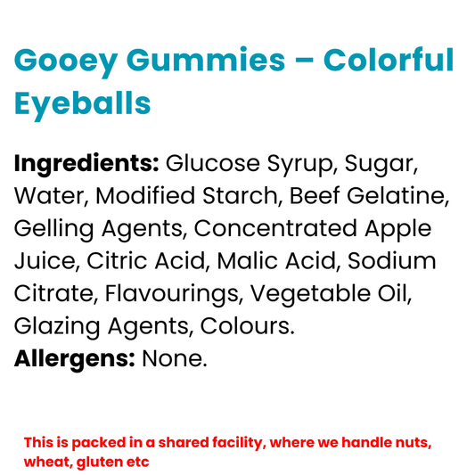 GOOEY GUMMIES - COLORFUL EYEBALLS