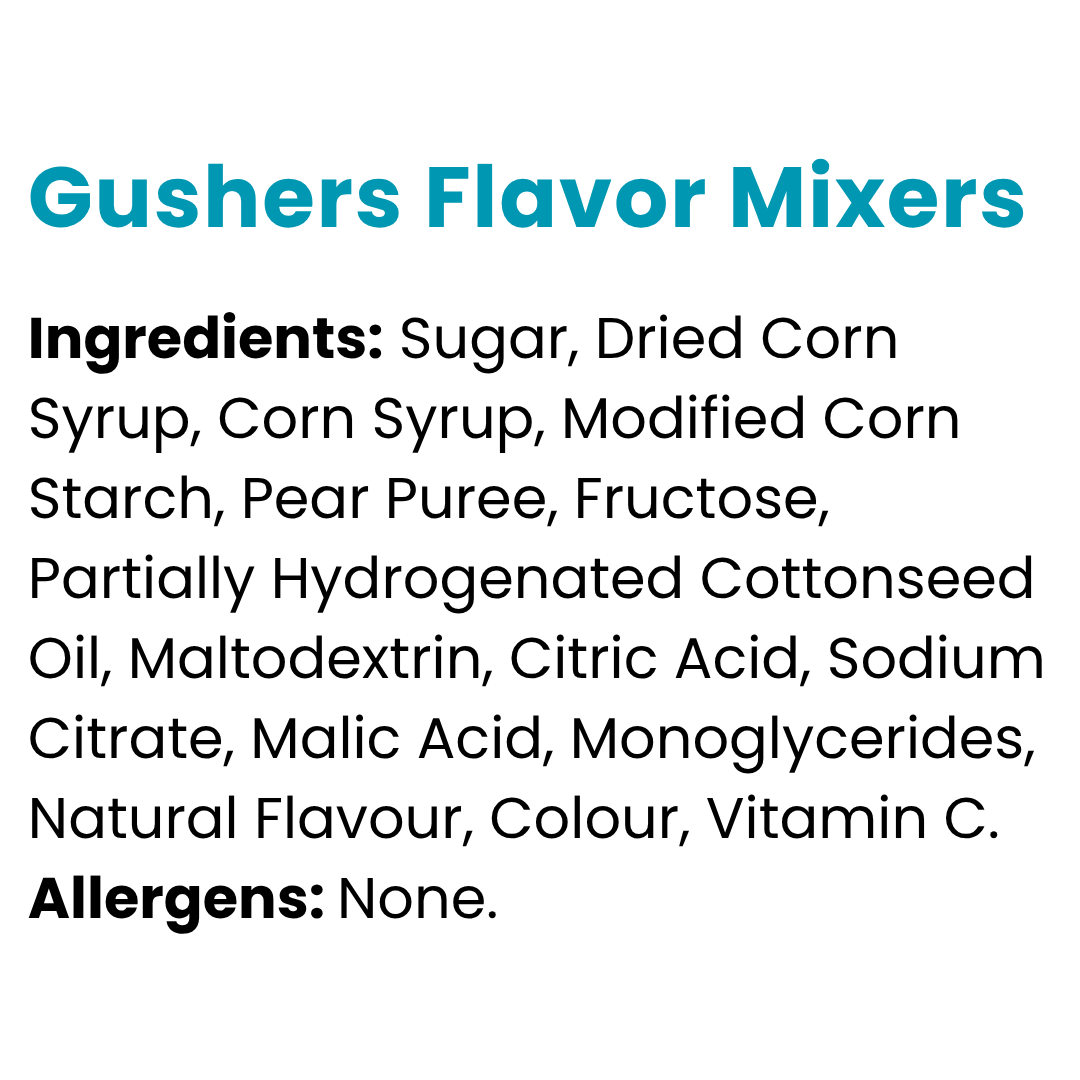 Gushers Flavor Mixers 4.25oz