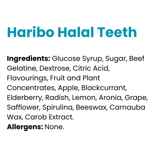 Haribo Halal Teeth 80G