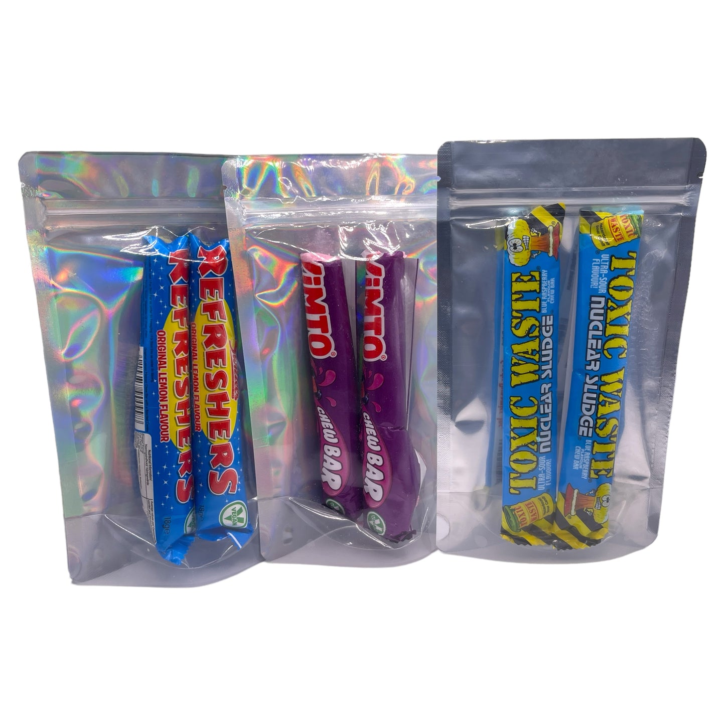 Freeze Dried Bar Bundle (Toxic Waste Blue Ras, Vimto Bar, Refresher Bar)