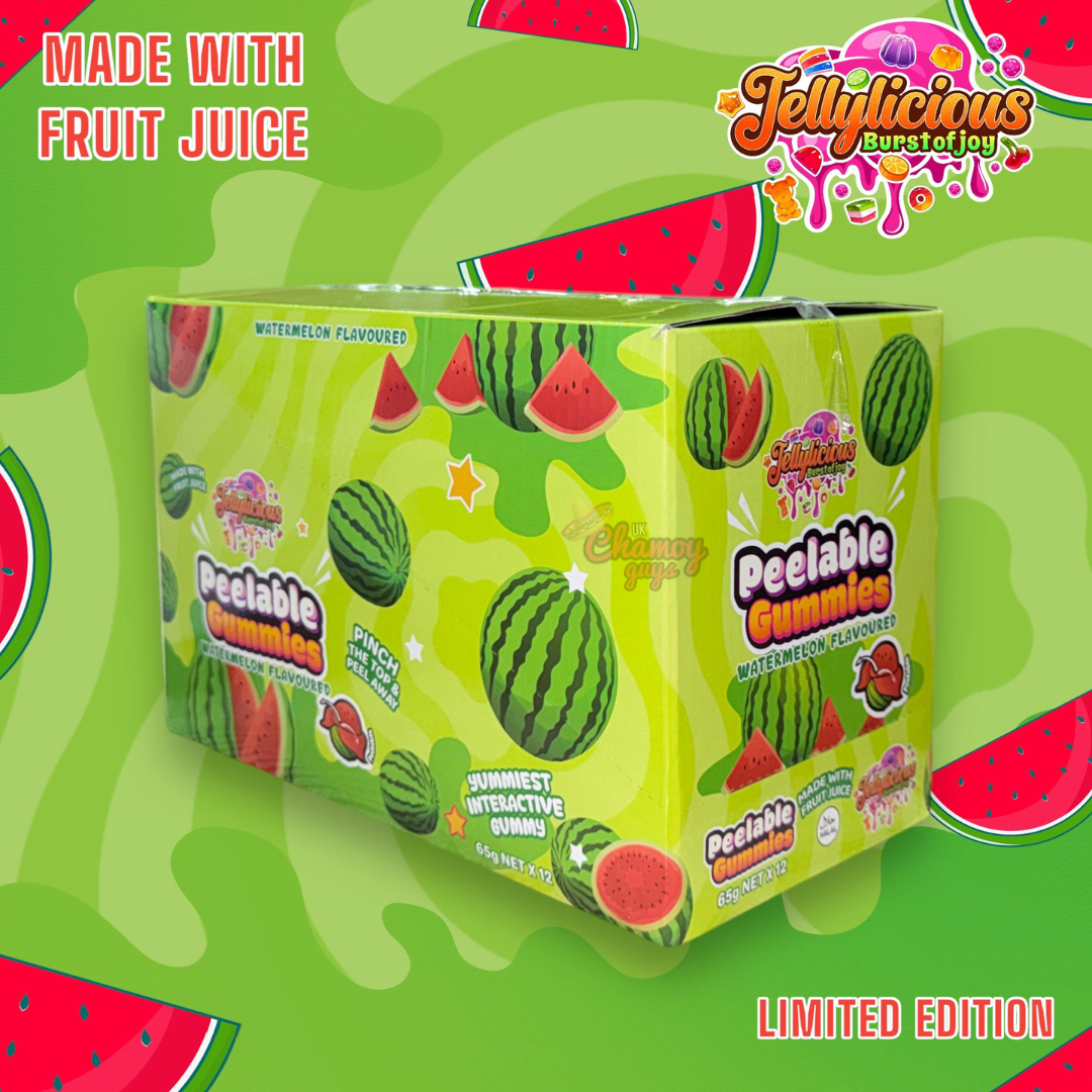 Jellylicious Peelable Gummies – Watermelon Flavour