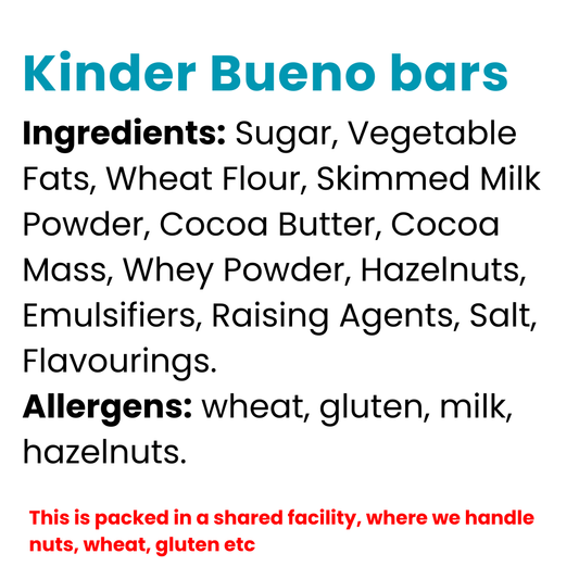 Kinder Bueno 43g x 30 bars