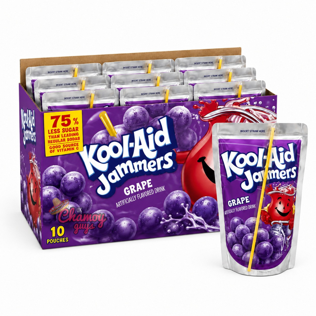 Kool-Aid Jammers Grape Flavoured Drink Full Box