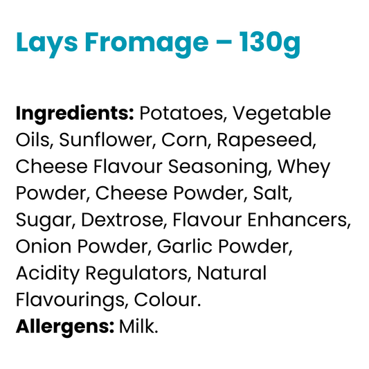 Lays Fromage 130G