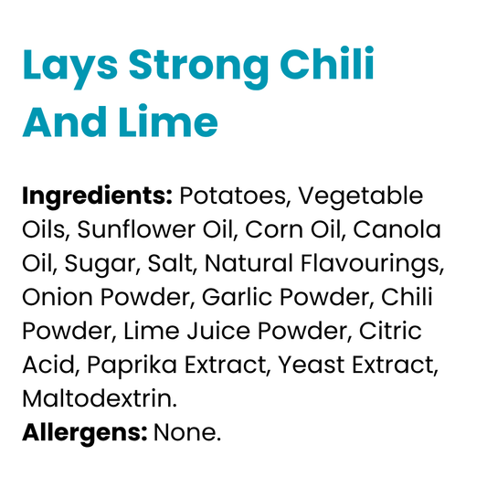 Lays Strong Chili And Lime 120G