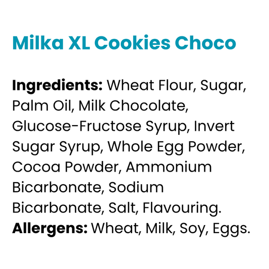Milka XL Cookies Choco 184g
