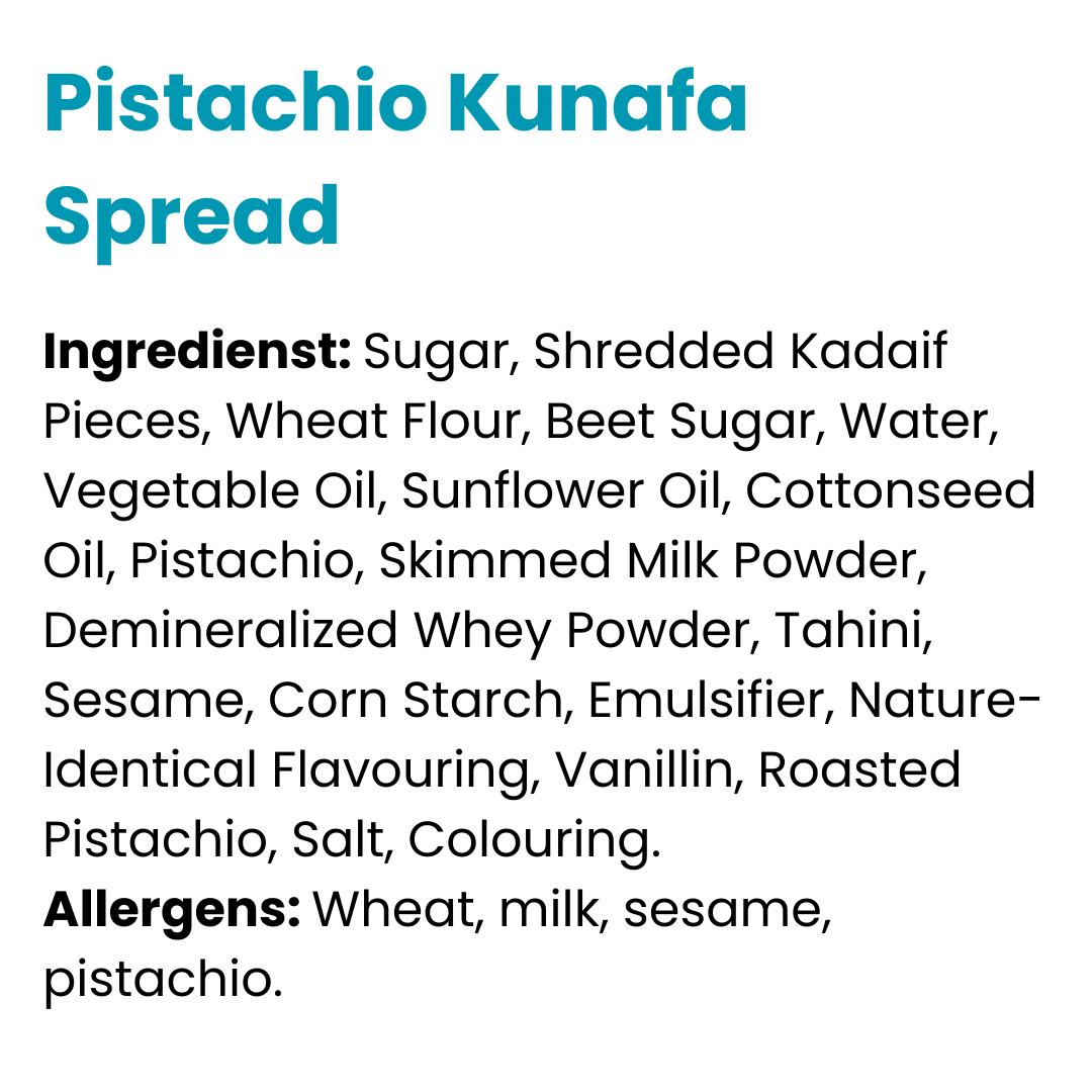 Pistachio Kunafa Spread