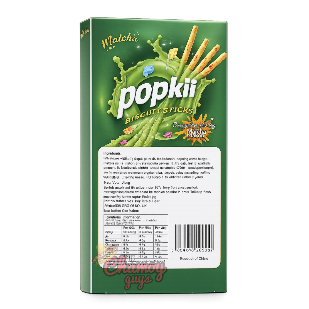 Popkii Matcha Biscuit Sticks (40g)