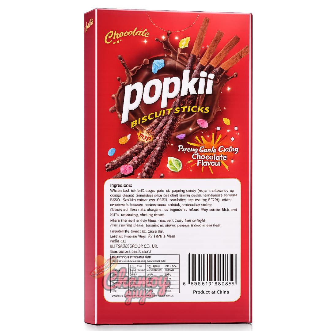 Popkii Chocolate Biscuit Sticks (40g)
