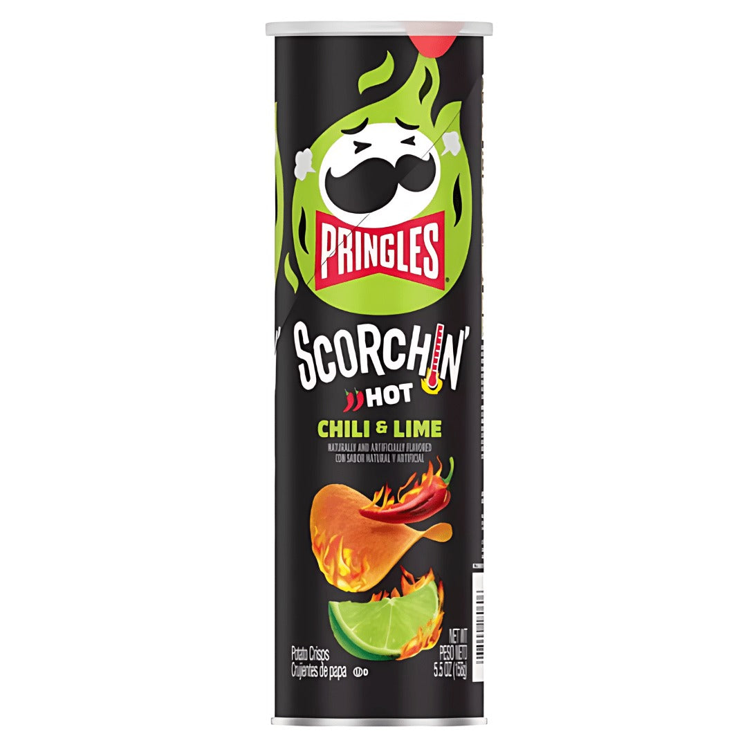 Pringles Scorching Hot Chilli & Lime Canadian 158g