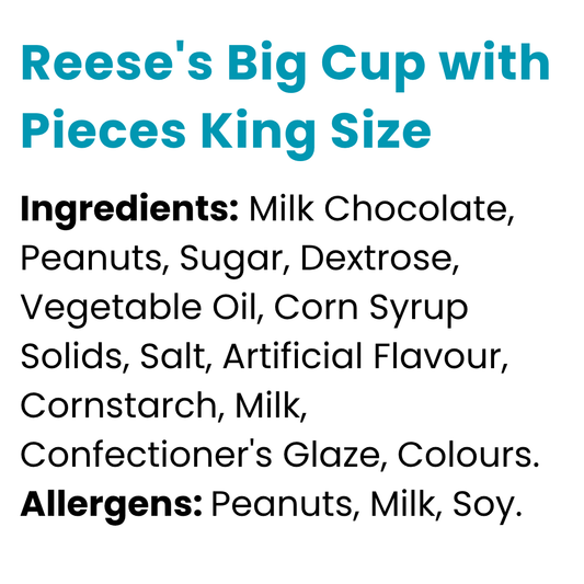 Reese’s Big Cup with Pieces King Size 79g