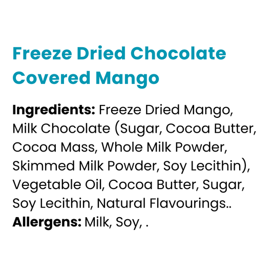 Senchoco Freeze Dried Chocolate Covered Mango