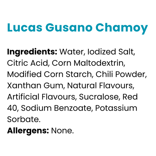 Lucas Gusano Chamoy 10 Pieces