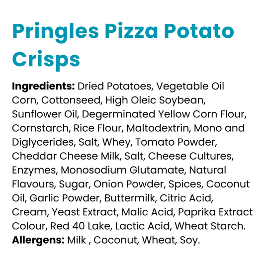Pringles Pizza Potato Crisps