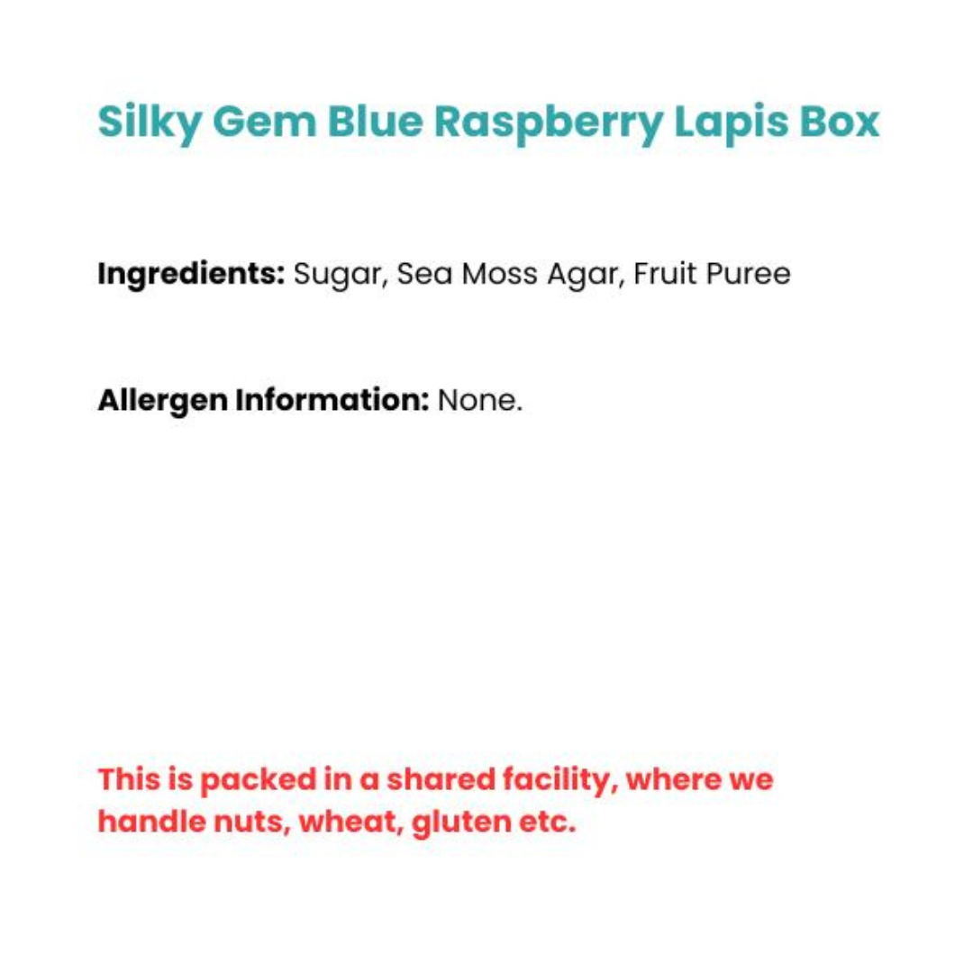 Silky Gem - Blue Raspberry Lapis Box | Crystal Candy
