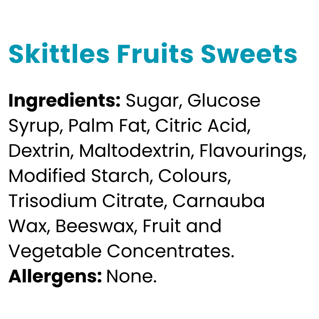 Skittles Fruits Sweets Bulk Vending Bag 1.6kg