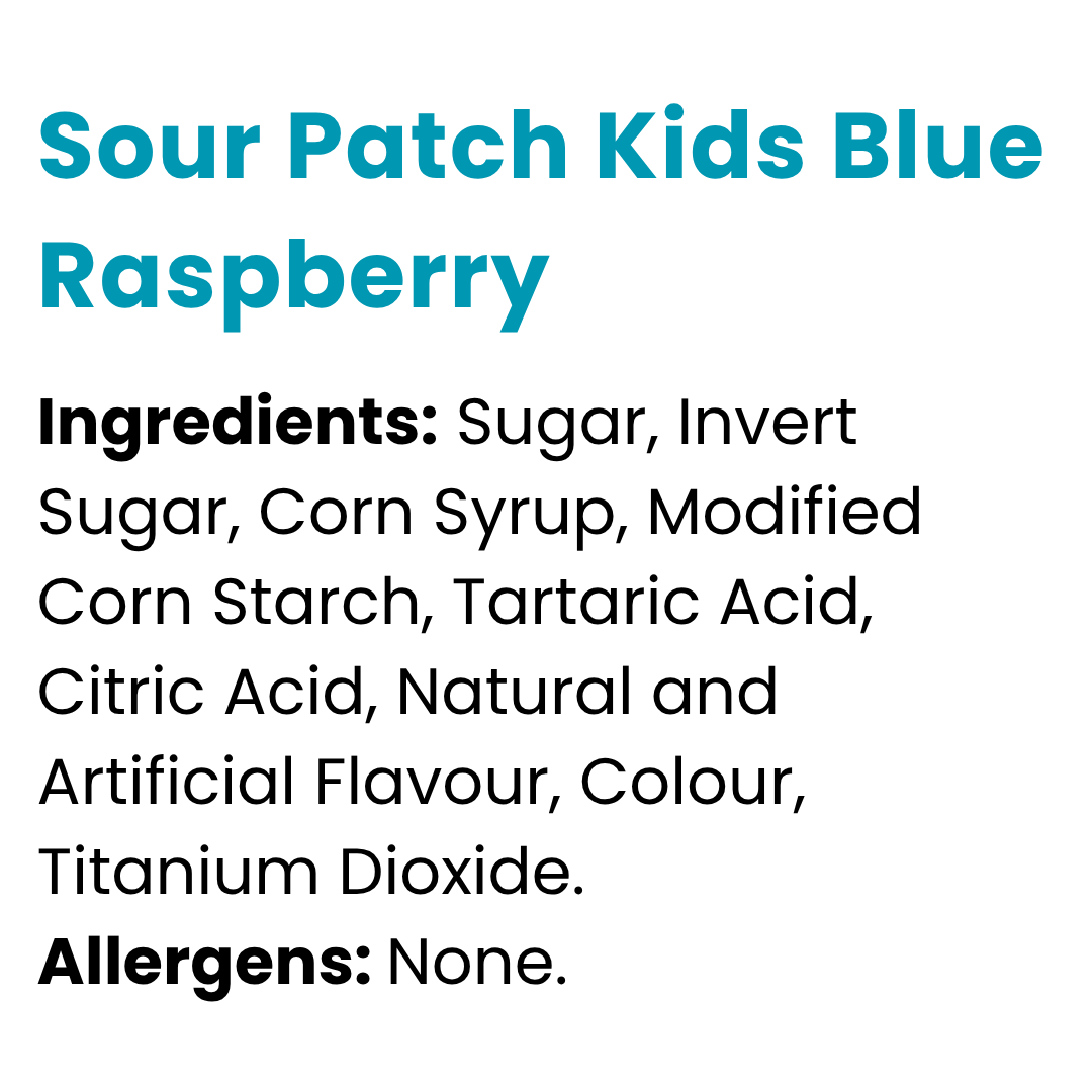 Sour Patch Kids Blue Raspberry 102g