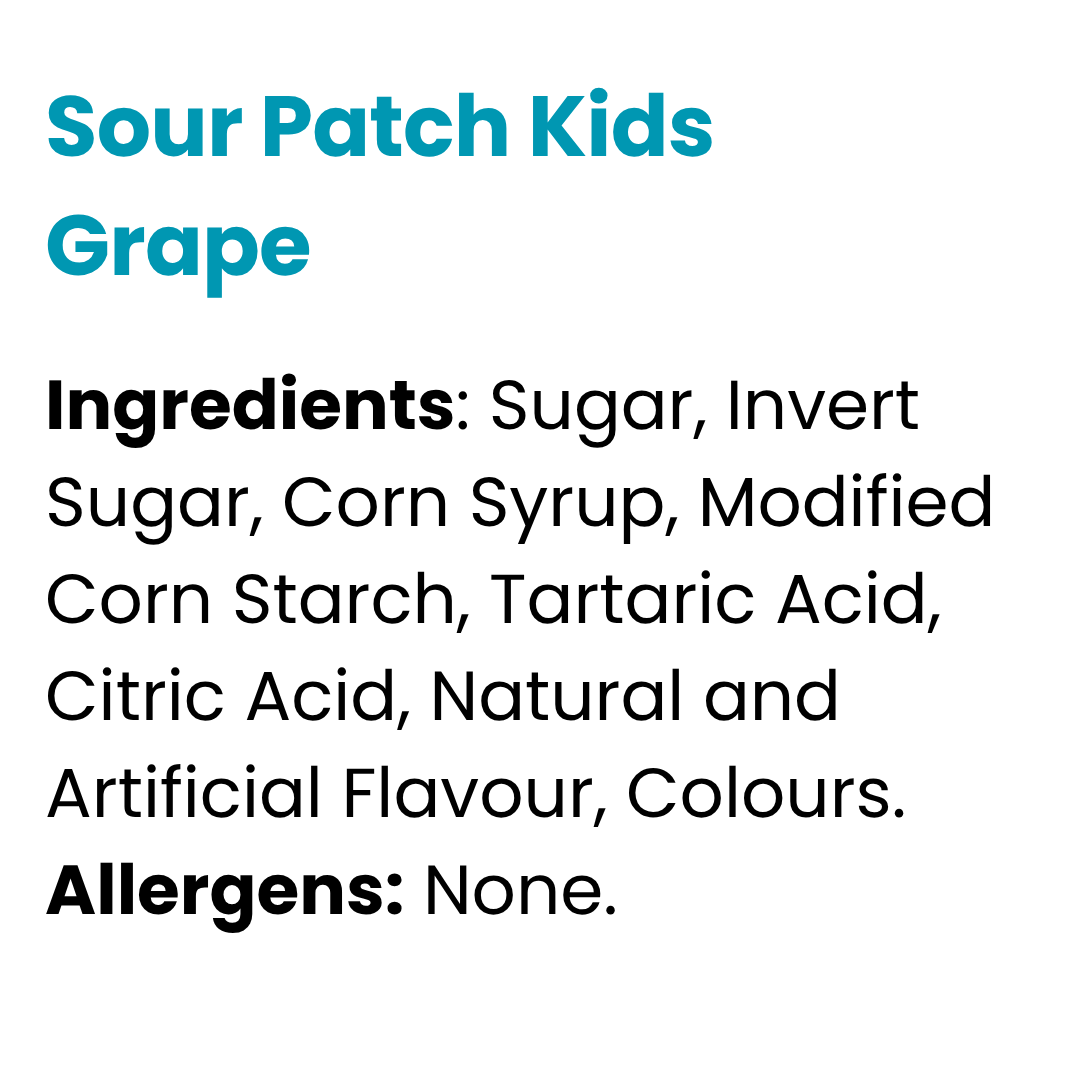 Sour Patch Kids Grape - 3.58oz (101g)