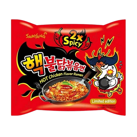 Samyang Buldak 2X Spicy Hot Chicken Ramen – Korean Instant Noodles (140g)