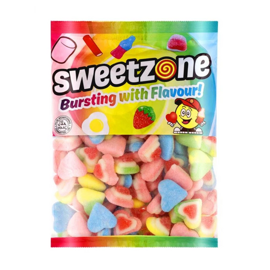 Sweetzone-Fizzy 3D Hearts 1kg Bag