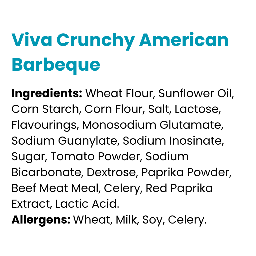 Viva Crunchy American Barbeque 100g