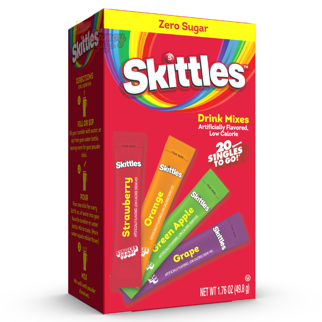 Skittles Variety Pack Singles to Go Drink Mix Sachets