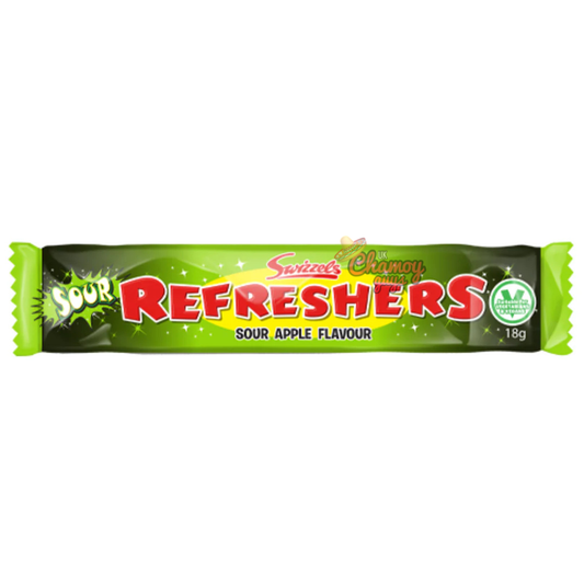 Refreshers Sour Apple Chew Bar, Box of 60