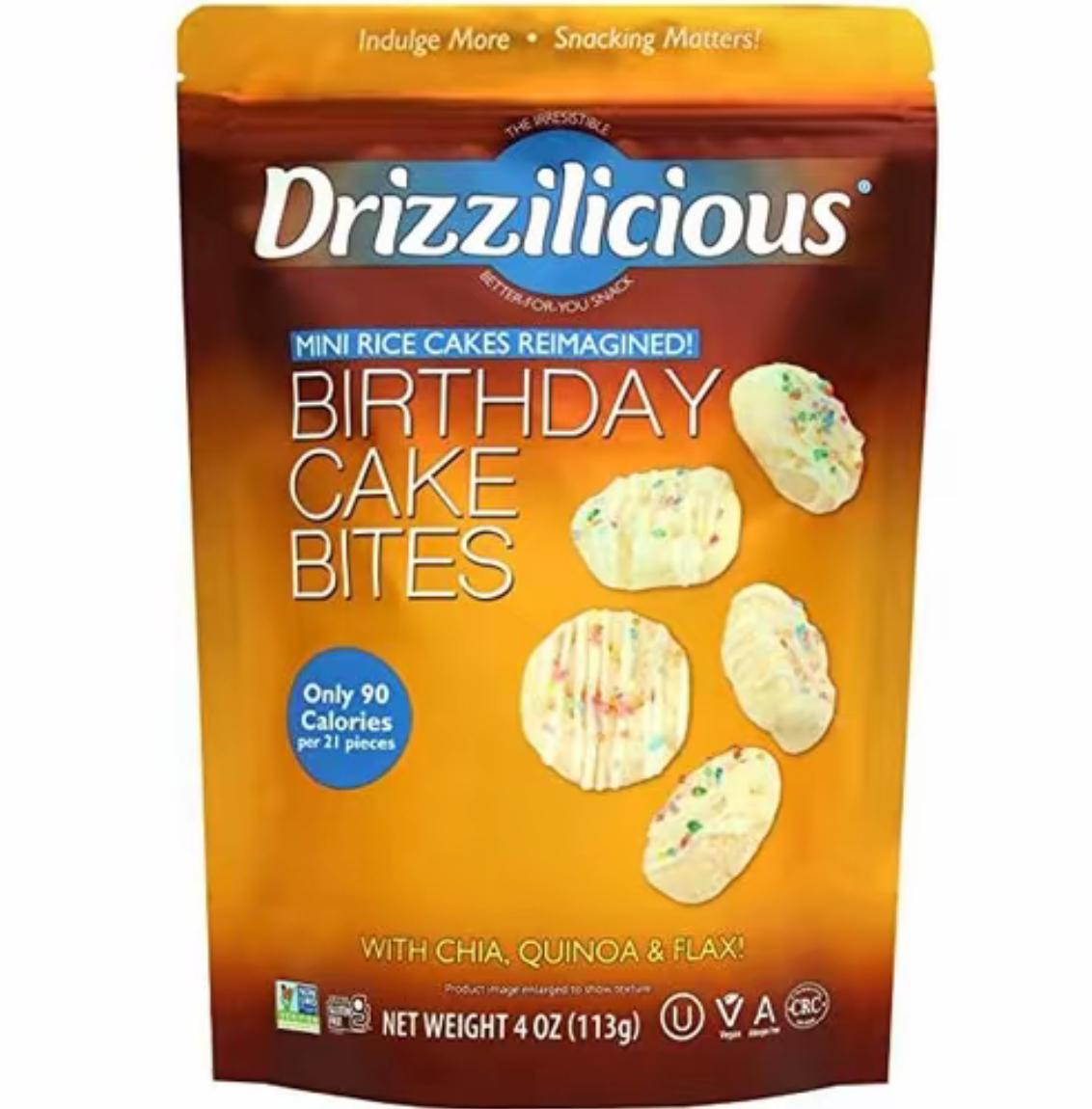 Drizzilicious Birthday Cake Bites