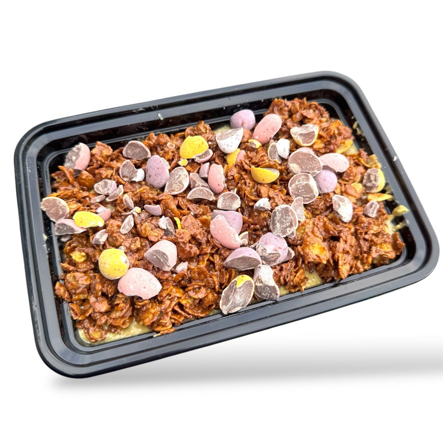 Dubai Chocolate Mini Eggs Crunch Cake