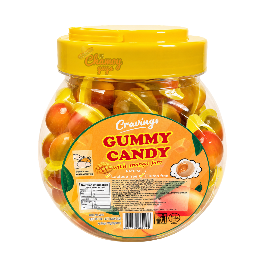 Cravings Jam Filled Mango Gummy Candy Jar