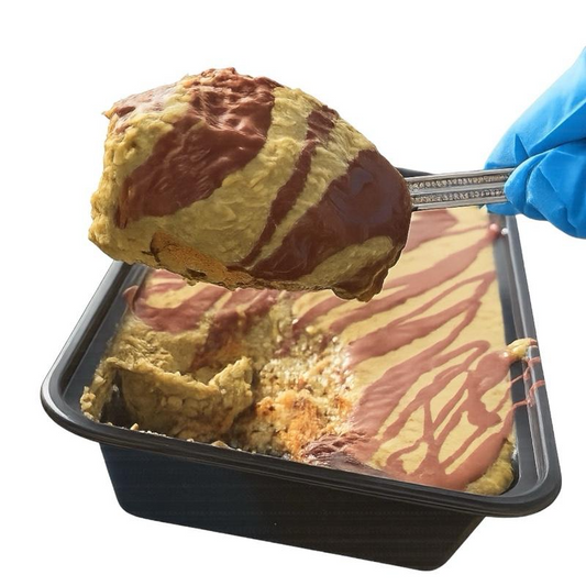 Dubai Chocolate Caramel Cake Kunafa Tub