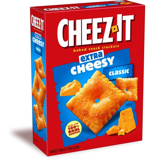 Cheez-It Crunch Crackers – Zesty Cheddar Ranch or Extra Cheesy Flavours | Baked Cheese Snack