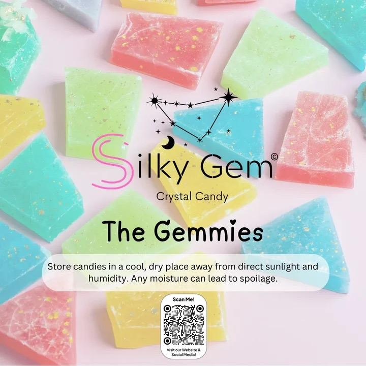Silky Gem Crystal Candy | THE GEMMIES COLLECTION | Crystal Candy UK Halal
