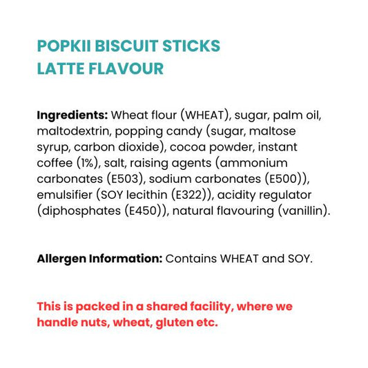Popkii Latte Biscuit Sticks (40g)