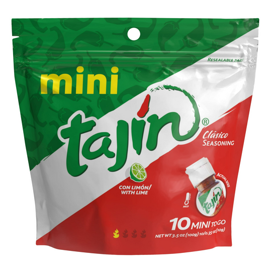 Tajín Clásico Seasoning, Mexican Chili Lime Seasoning, Mini Tajin Bottles